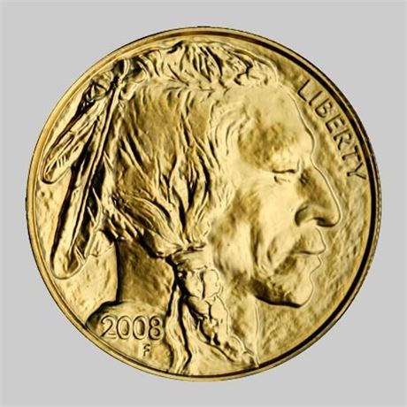1 oz. Gold American Buffalo 2008